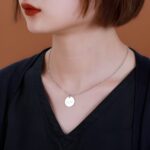 Embrace Strength Through Every Moment – Engraved Faith Coin Necklace – For Him or Anyone Seeking Hope - Image 5