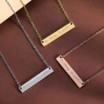 Carry Faith's Embrace – Bar Necklace with Birthstone – A Symbol of Strength for Every Journey - Image 6