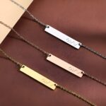 Carry Faith's Embrace – Bar Necklace with Birthstone – A Symbol of Strength for Every Journey - Image 7