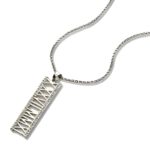 Hold Time Close – Sterling Silver Roman Numeral Birthstone Necklace – A Cherished Keepsake for Life’s Milestones - Image 5
