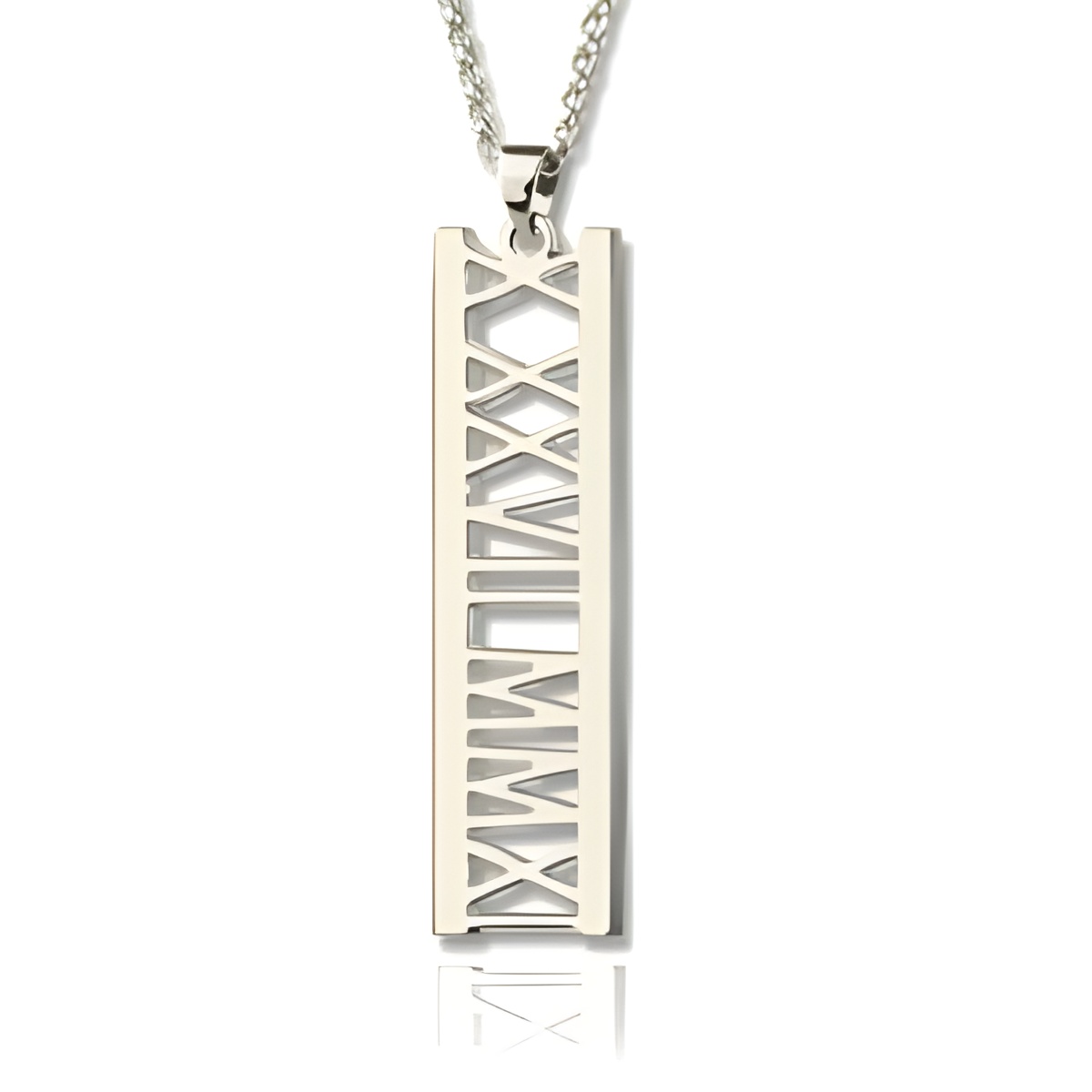 Personalized date necklace for cherished memories