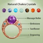 Embrace Serenity and Strength – Healing Stone Massage Roller Ring – For Mom’s Mindful Moments - Image 3