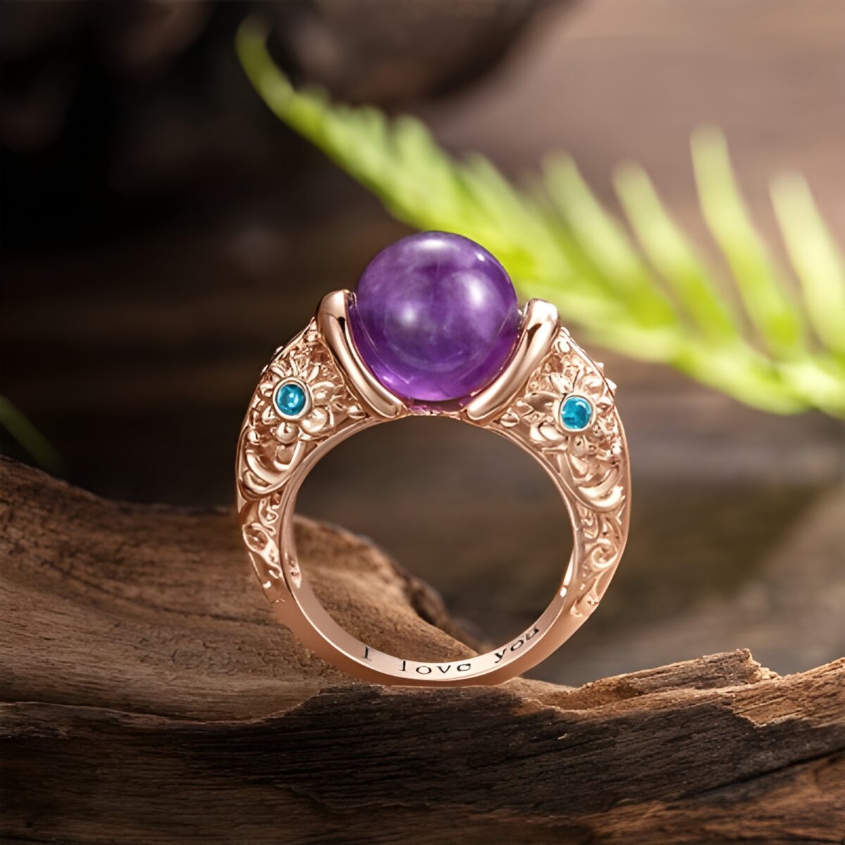 Healing stone massage roller ring for mom's mindful moments