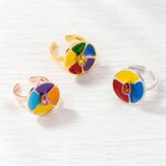 Spin Your Story – Enamel Birthstone Spinner Ring – A Charming Choice for Loved Ones and Friends - Image 2