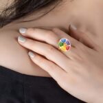 Spin Your Story – Enamel Birthstone Spinner Ring – A Charming Choice for Loved Ones and Friends - Image 6