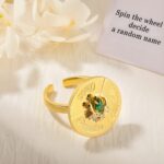 Embrace Connection and Calm – Rotating Birthstone Name Spinner Ring – For Cherished Loved Ones and Everyday Moments - Image 8