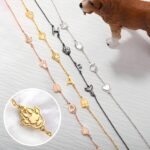 Carry Their Pawprints Close – Sideways Paw Necklace with Initial Charm – For Cherished Pet Lovers and Tender Memories - Image 11