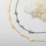 Carry Their Pawprints Close – Sideways Paw Necklace with Initial Charm – For Cherished Pet Lovers and Tender Memories - Image 12