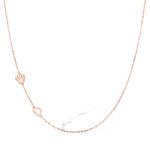 Carry Their Pawprints Close – Sideways Paw Necklace with Initial Charm – For Cherished Pet Lovers and Tender Memories - Image 3