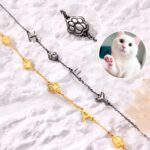 Carry Their Pawprints Close – Sideways Paw Necklace with Initial Charm – For Cherished Pet Lovers and Tender Memories - Image 10