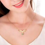 Embrace Celestial Guidance – Angel Wings Crystal Necklace – A Cherished Keepsake for Mom and Bridesmaids - Image 4