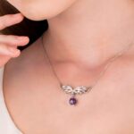 Embrace Celestial Guidance – Angel Wings Crystal Necklace – A Cherished Keepsake for Mom and Bridesmaids - Image 6