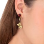 Embrace Dreams in Silver – Highland Cow Stud Earrings with Birthstone Balloons – A Cherished Gift for Loved Ones - Image 6