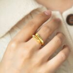 Celebrate Shared Moments – Custom Two Birthflower & Birthstone Ring – For Sisters, Best Friends & Couples - Image 3