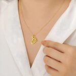 Embrace New Life’s First Steps – Engraved Baby Birth Stats Necklace with Birthstone – A Cherished Keepsake for New Moms - Image 7