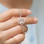 Embrace the Stars – Custom Zodiac Name Necklace in Sterling Silver – A Cherished Keepsake for Her or Mom - Image 4