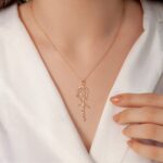Embrace the Stars – Custom Zodiac Name Necklace in Sterling Silver – A Cherished Keepsake for Her or Mom - Image 6