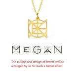 Embrace Your Identity – Custom Monogram Nameplate Necklace – A Cherished Keepsake for Her Special Moments - Image 2