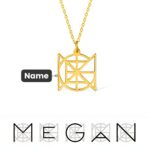 Embrace Your Identity – Custom Monogram Nameplate Necklace – A Cherished Keepsake for Her Special Moments - Image 12