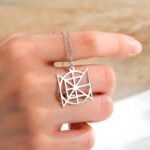 Embrace Your Identity – Custom Monogram Nameplate Necklace – A Cherished Keepsake for Her Special Moments - Image 3