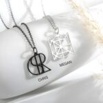 Embrace Your Identity – Custom Monogram Nameplate Necklace – A Cherished Keepsake for Her Special Moments - Image 5