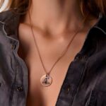 Embrace Faith and Growth – Engraved Open Bible Cross Necklace with Birth Flower and Stone – A Spiritual Keepsake for Loved Ones - Image 6