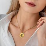 Embrace Faith and Growth – Engraved Open Bible Cross Necklace with Birth Flower and Stone – A Spiritual Keepsake for Loved Ones - Image 7