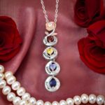Carry Their Love Close – Custom Birthstone Necklace with 3D Rose Pendant – A Cherished Treasure for Mom or Grandma - Image 5