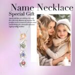 Carry Their Love Close – Custom Birthstone Necklace with 3D Rose Pendant – A Cherished Treasure for Mom or Grandma - Image 8