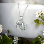 Embrace Her Story – Custom Birth Flower Heart Necklace – A Cherished Keepsake for Mom or Her Special Day - Image 12