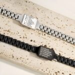 Carry Their Names Close – Custom Family ID Bracelet for Dad, Husband, and Grandpa’s Cherished Moments - Image 3