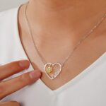 Carry Sunshine Close to Heart – Custom Heart Name Necklace with Birthstone Sunflower – A Cherished Gift for Mom and Loved Ones - Image 7