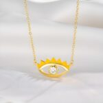 Embrace Protection and Love – Birthstone Evil Eye Guardian Necklace – For Cherished Family Bonds - Image 3