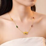 Embrace Protection and Love – Birthstone Evil Eye Guardian Necklace – For Cherished Family Bonds - Image 4