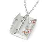 Carry a Secret Whisper – Custom Engraved Envelope Locket Necklace – For the Woman Who Holds Your Heart - Image 4