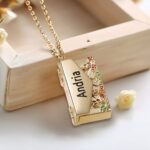 Carry a Secret Whisper – Custom Engraved Envelope Locket Necklace – For the Woman Who Holds Your Heart - Image 5