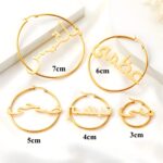 Embrace Your Name in Golden Rhythm – Custom Arabic Calligraphy Hoop Earrings – For Her Bold Expression - Image 8