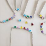 Embrace Your Loved Ones – Heart-Shaped Birthstone Necklace with Stars – A Cherished Keepsake for Mom, Sister, or Her - Image 6