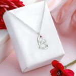 Carry Their Love Close – Custom Heart Necklace with Birthstones – For Mom, Grandma, and Cherished Women - Image 3