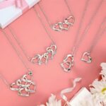 Carry Their Love Close – Custom Heart Necklace with Birthstones – For Mom, Grandma, and Cherished Women - Image 9