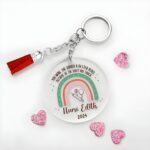 Brighten a Nurse’s Day with a Personalized Rainbow Keychain – Acrylic Tassel Gift for Medical Heroes and Graduates - Image 4