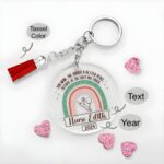 Brighten a Nurse’s Day with a Personalized Rainbow Keychain – Acrylic Tassel Gift for Medical Heroes and Graduates - Image 6