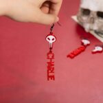 Embrace Your Edge – Custom Skull Dangle Earrings – For Gothic Souls & Cosplay Dreamers - Image 3