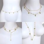 Embrace Your Radiance – Birthstone Waist Chain Necklace – Celebrate Summer Beauty for Her - Image 9