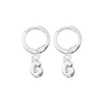 Whisper Your Initials – Custom 3D Bubble Letter Huggie Earrings – A Cherished Token for Her Special Moments - Image 9