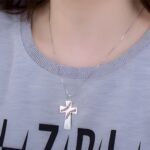Embrace Faith and Passion – Engraved Sterling Silver Baseball Cross Necklace – For the Devoted Baseball Lover - Image 4
