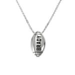 Carry the Game Close – Engraved Sterling Silver Football Necklace – For the Passionate Player or Fan - Image 2