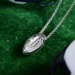 Carry the Game Close – Engraved Sterling Silver Football Necklace – For the Passionate Player or Fan - Image 6