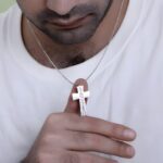 Carry Your Faith and Football Passion – Engraved Cross Necklace for Him - Image 5