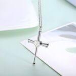Carry the Spirit of the Game – Engraved Baseball Cross Necklace – For Fans and Loved Ones United by Baseball - Image 2